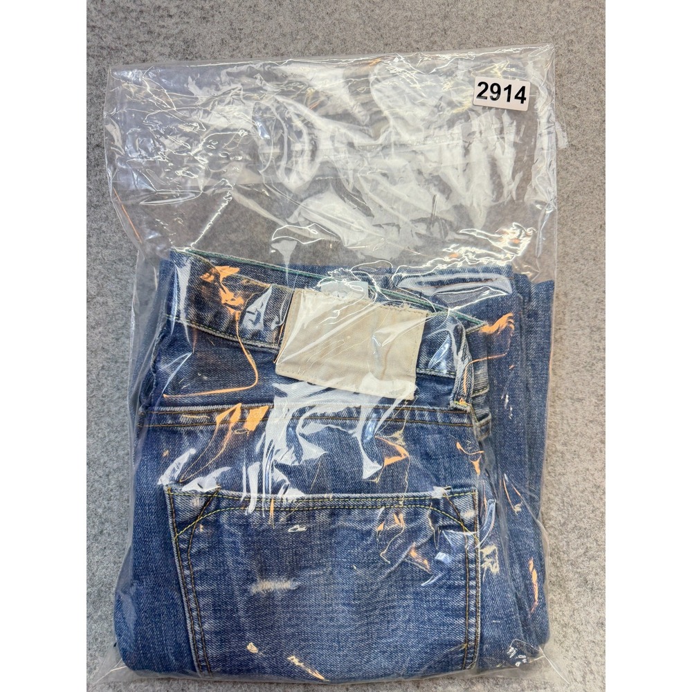 Loomstate Men's Jeans 32x28 Organic Cotton Button Fly Blue Denim - Picture 12 of 12